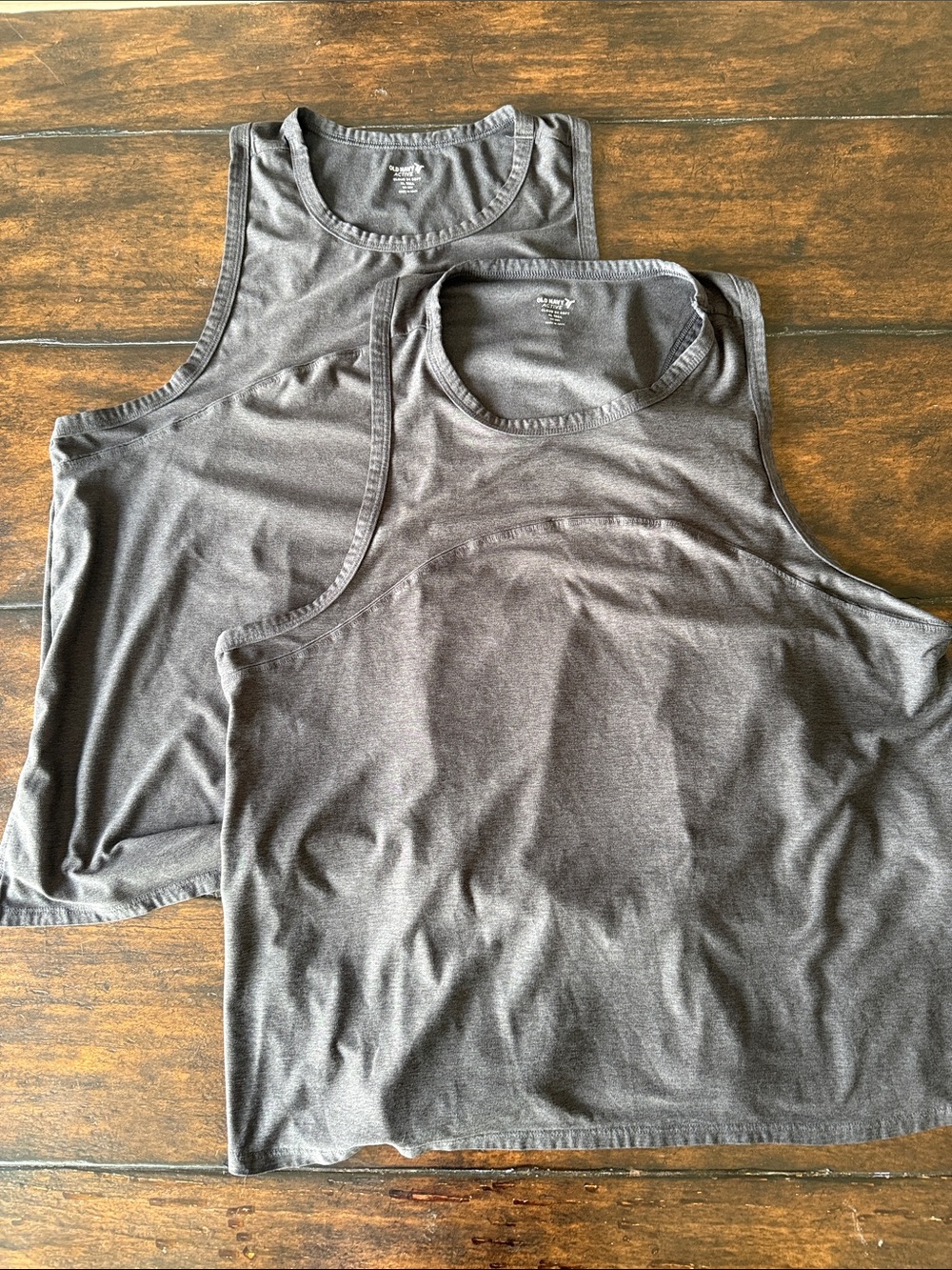 Old Navy Charcoal Gray Women's Tank Tops - 2 Pack